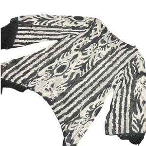 Black & White Blouse